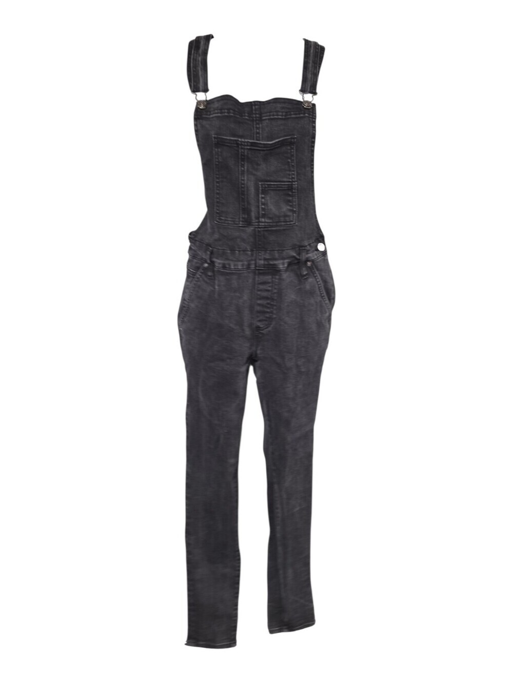 Silver Jeans Co. Black Acid Wash Denim Overalls Y2K Vintage Vibe Size XS/0